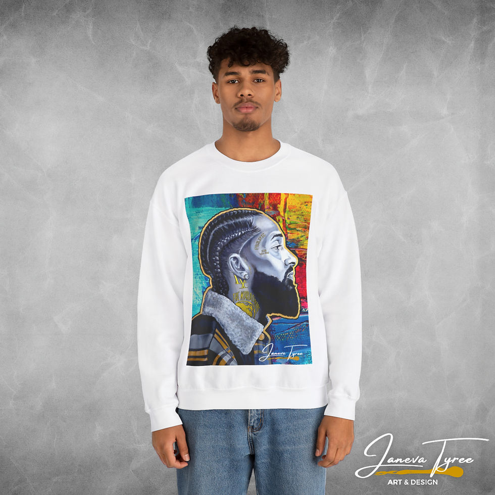 Thumbnail: Nipsey Hussle - Abstraction - Unisex Heavy Blend Sweatshirt