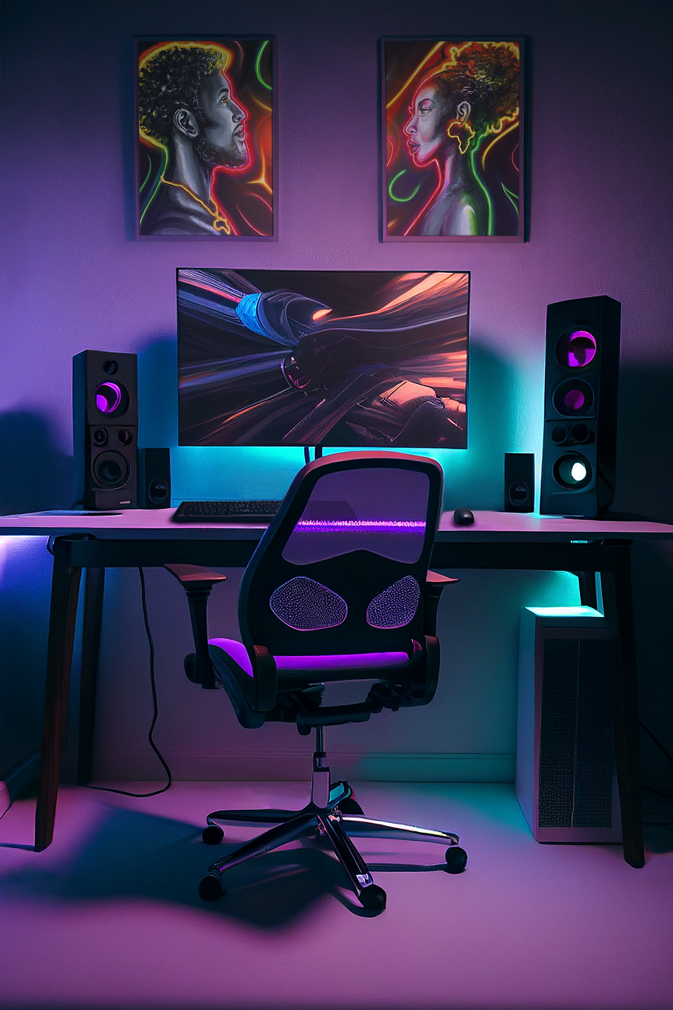 Thumbnail: His Aura - Canvas Print