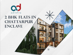 Perfect for Families: 2 BHK Flats in Chattarpur Enclave with Green Spaces