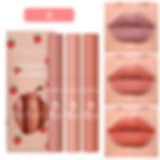 Thumbnail: 3 Pcs Strawberry Velvet Lip Glaze Set for Women
