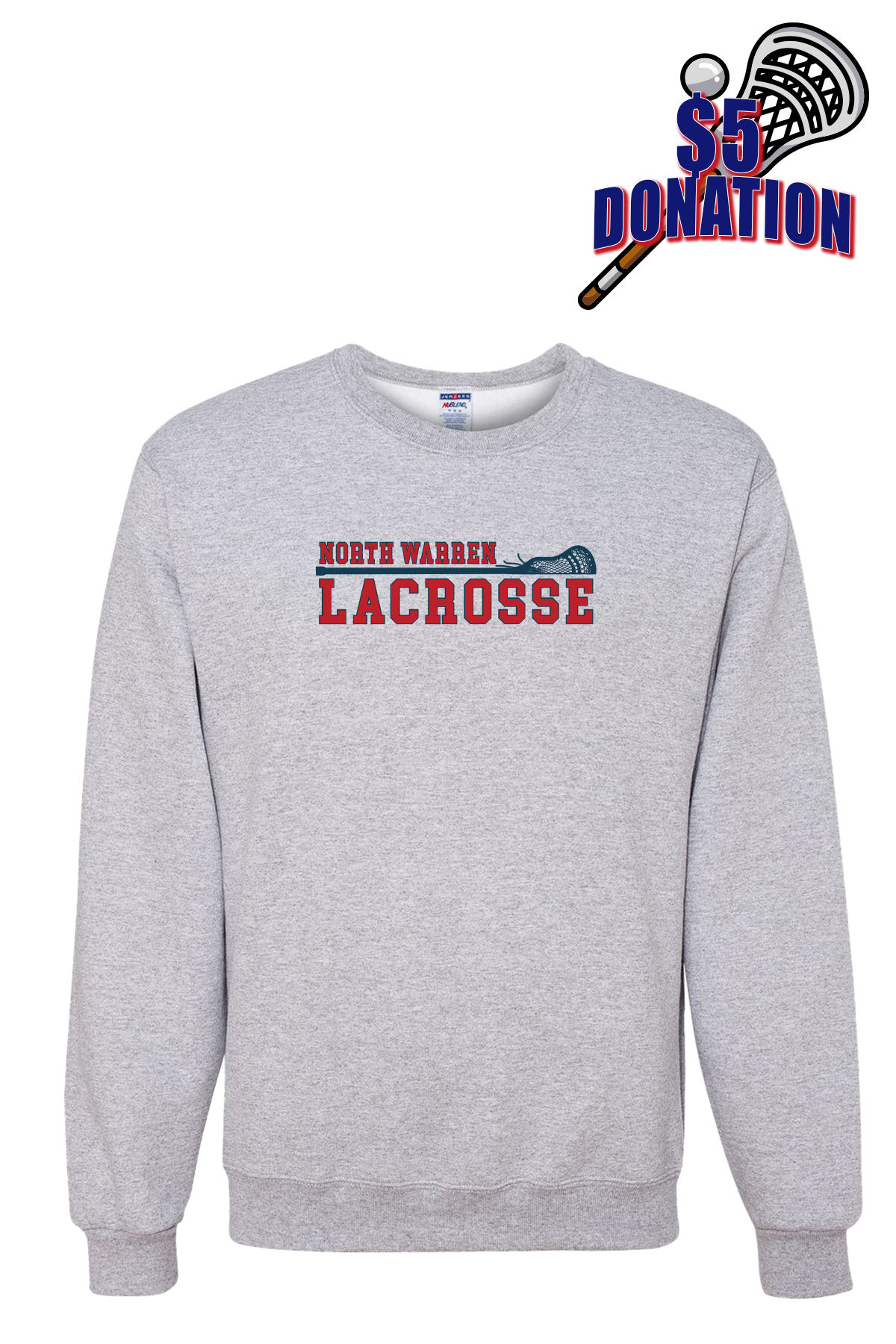 North Warren Lacrosse Crewneck Sweatshirt