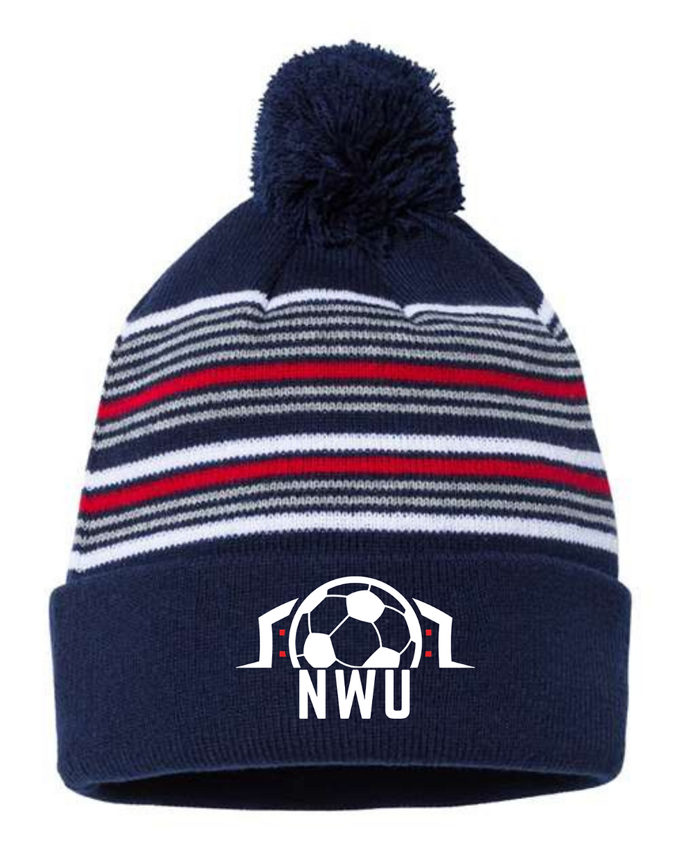 EMBROIDERED North Warren United Beanie