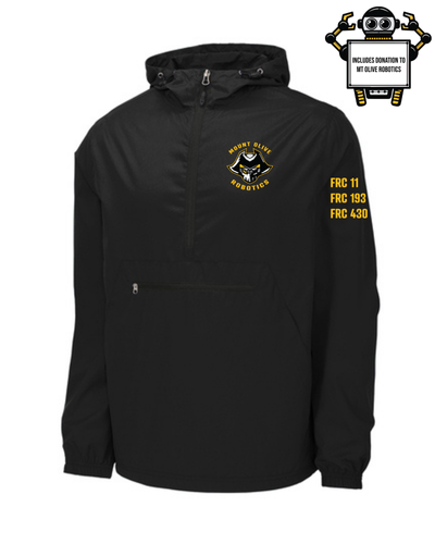 Embroidered Mount Olive Robotics Windbreaker | Custom Apparel