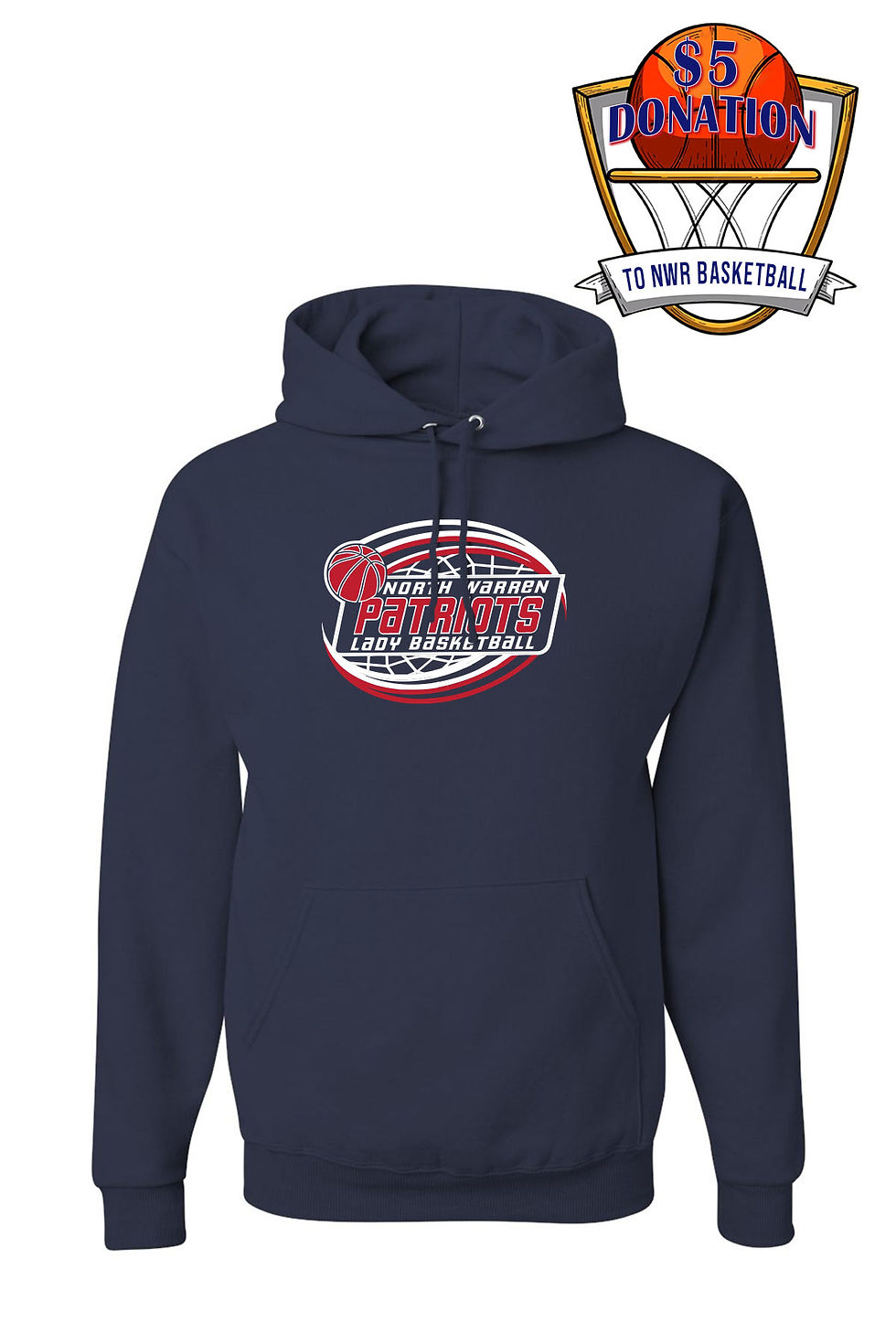 Thumbnail: North Warren Girl's Basketball Sweatshirt