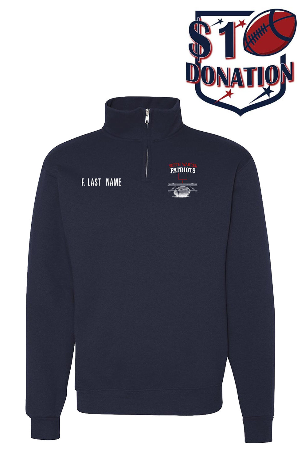 Thumbnail: North Warren Football Quarter-Zip