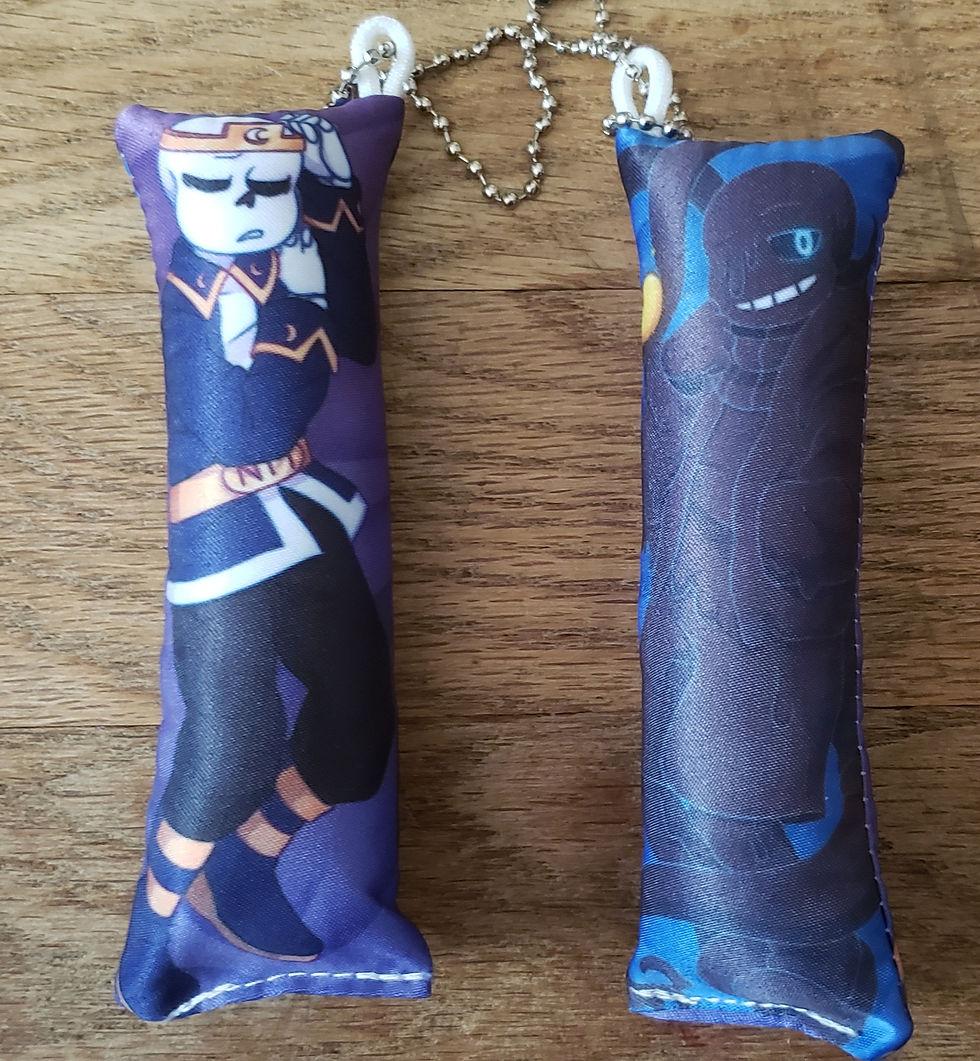 UTAU Mini Dakimakura - Nightmare Sans