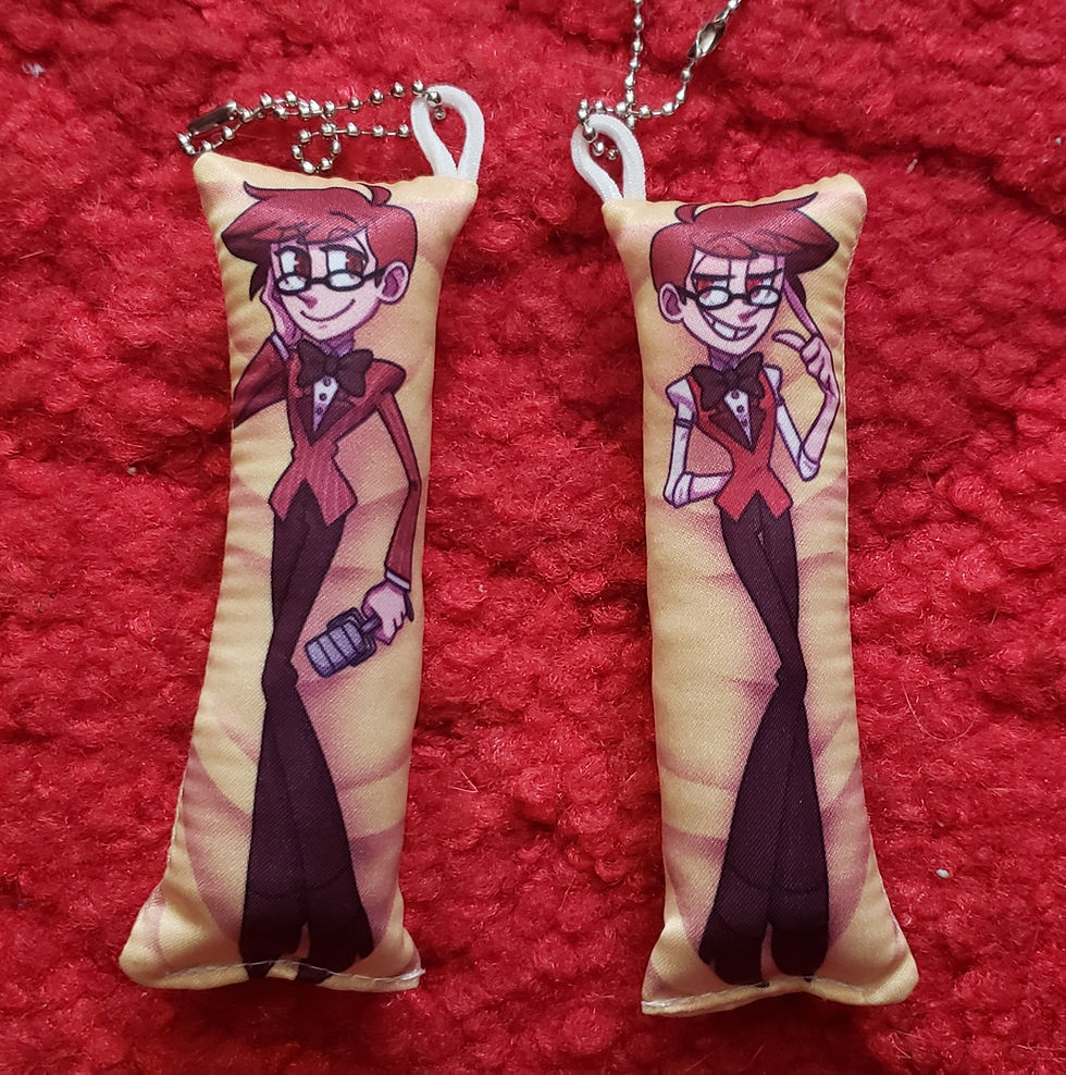 Hazbin Hotel Mini Dakimakura - Human Alastor