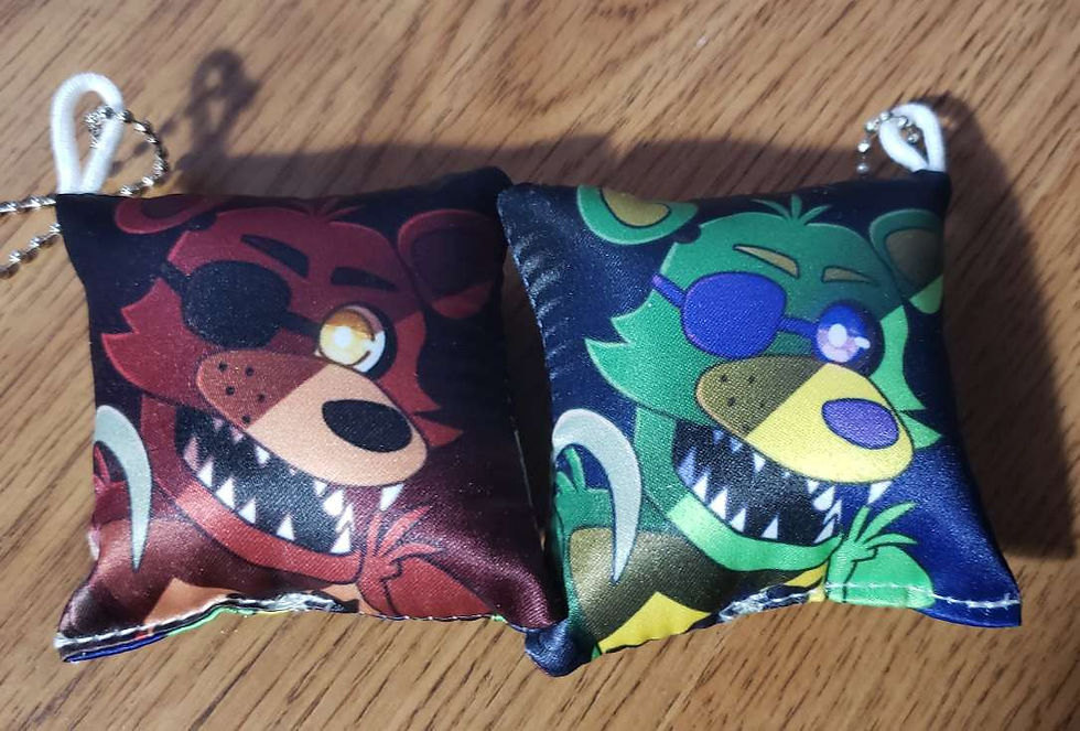 FNAF 1 Pillow Keychain - Foxy