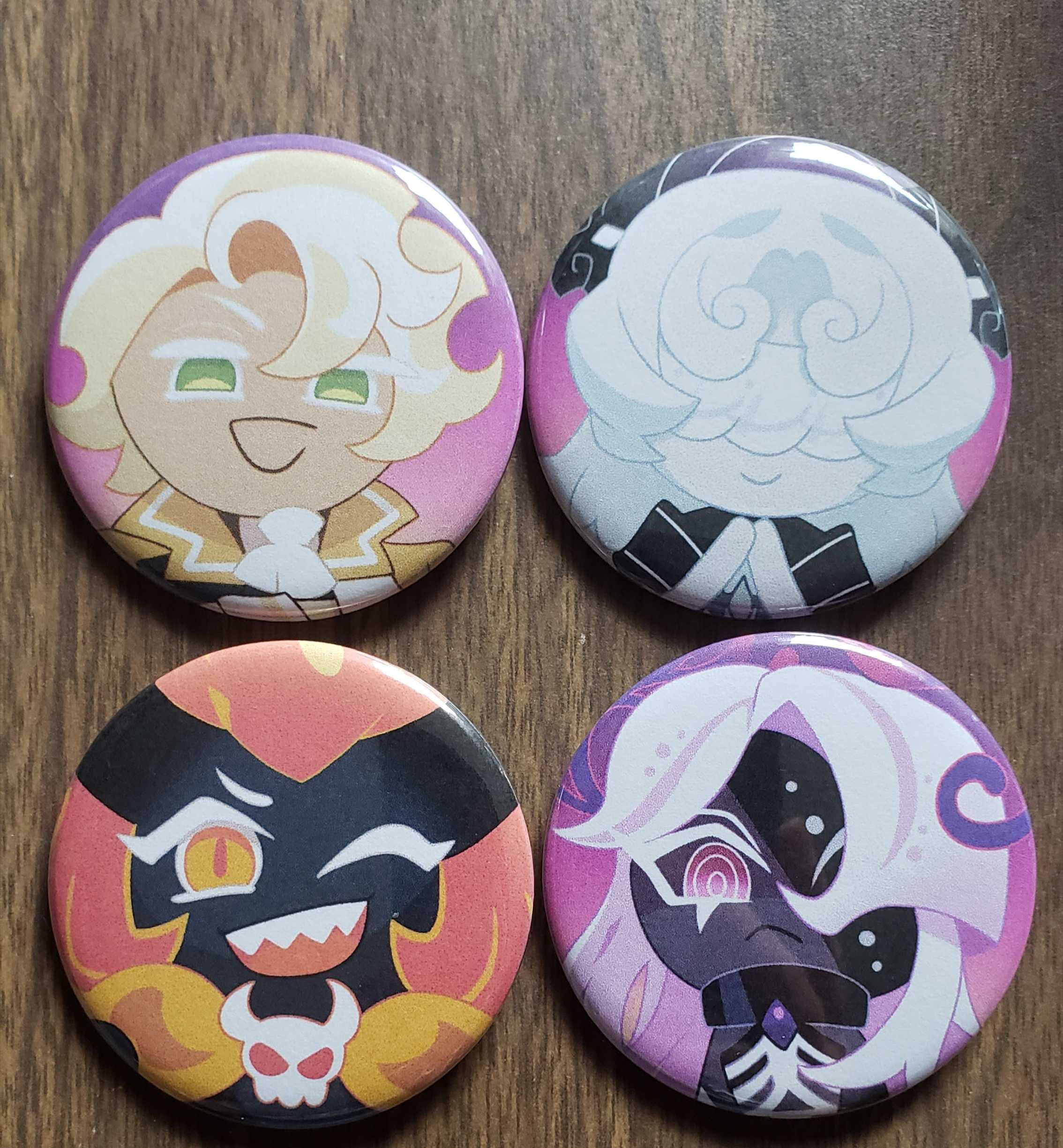 Cookie Run Kingdom Super Epic Button Set