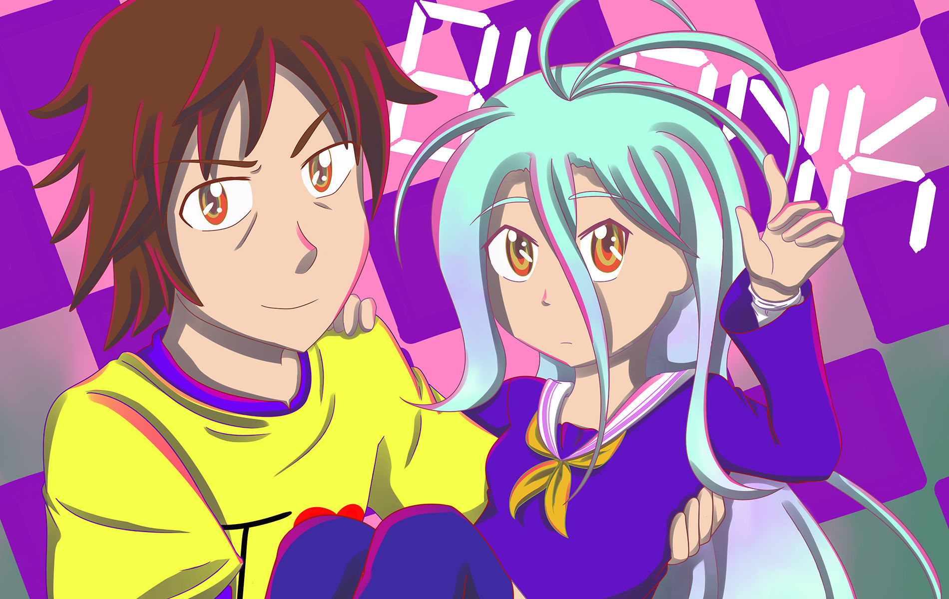 No Game No Life Digital Wallpaper