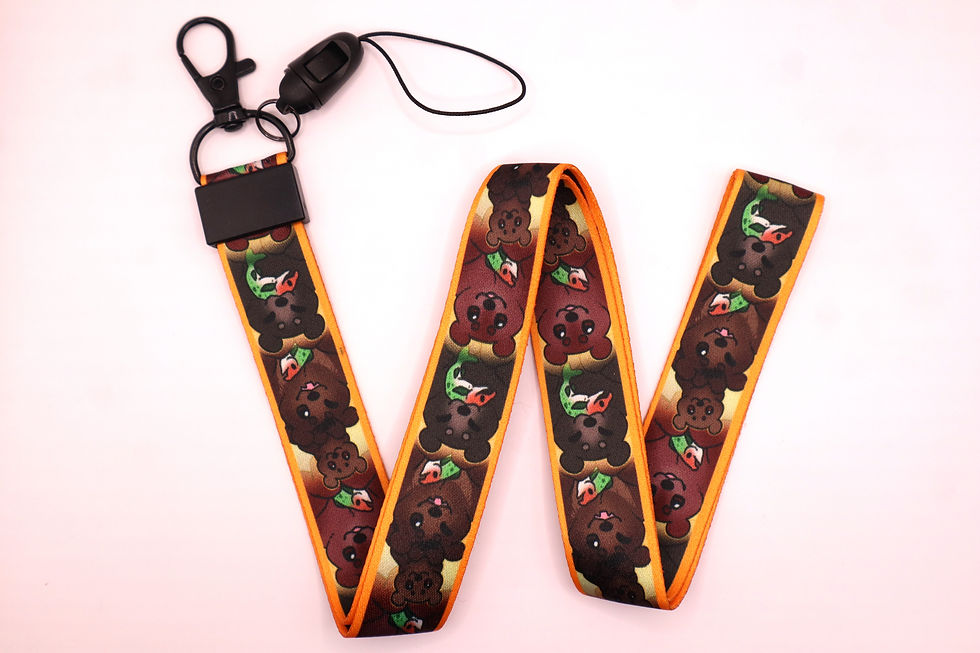 Thumbnail: Bear Salmon Run Animal Lanyard