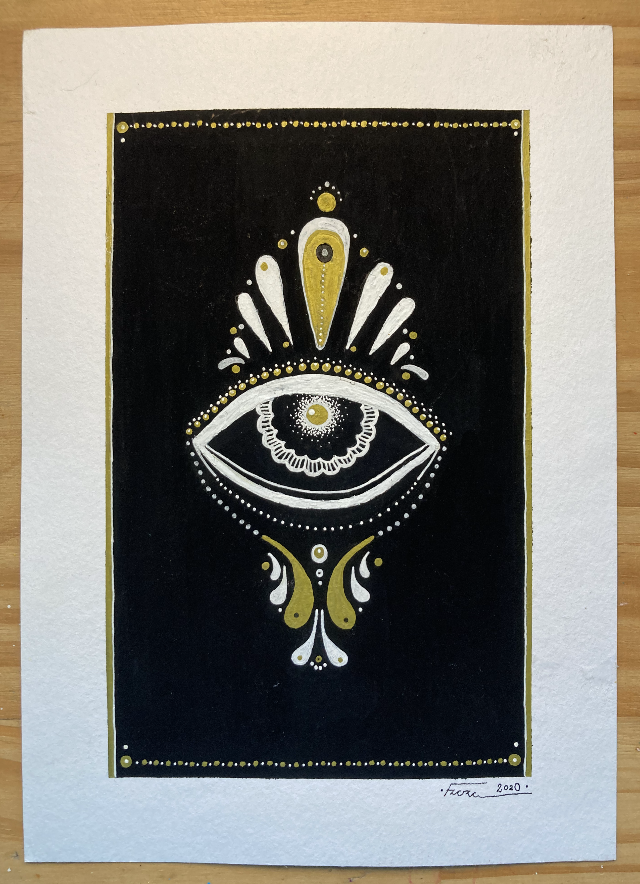 Pintura Olho Mágico, 2020