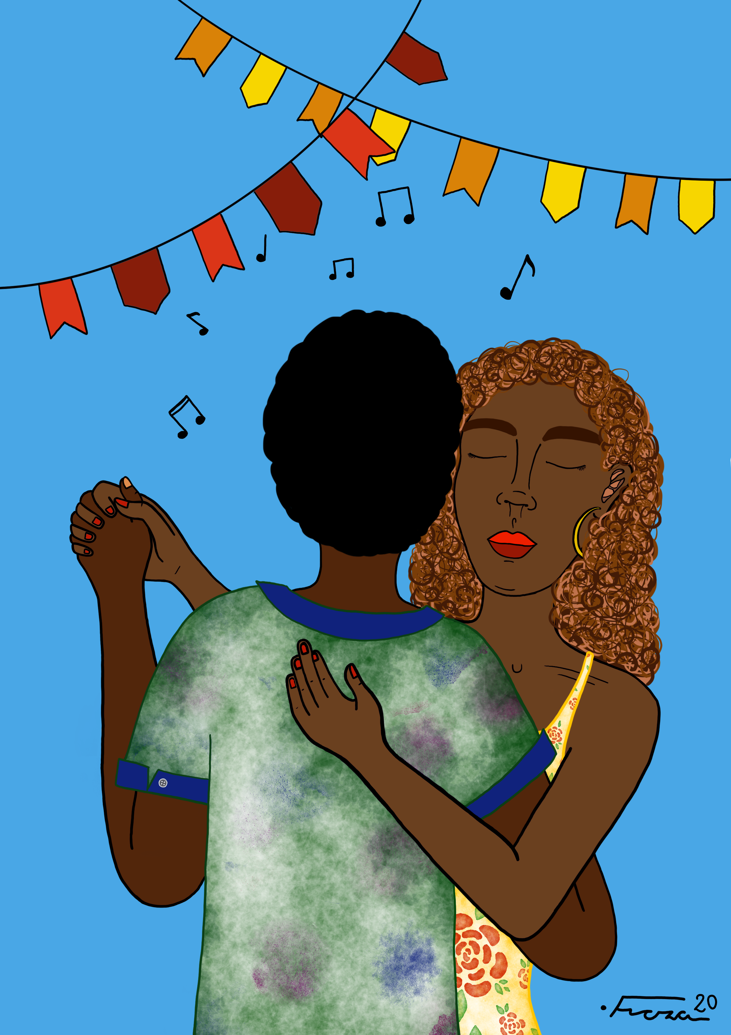 Poster Forró A4, 2020