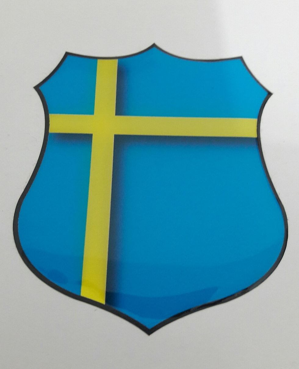 Thumbnail: Swedan Flag Shield x2pcs s.n: M1993