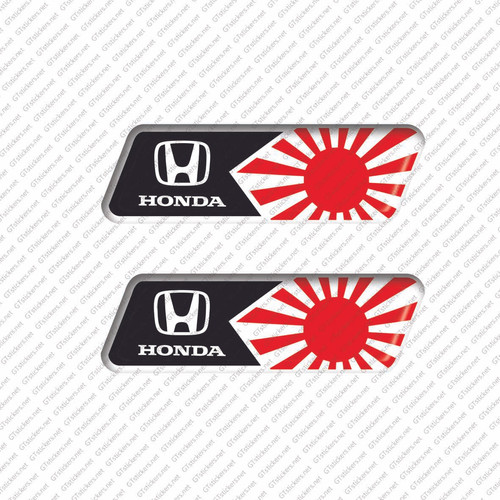 Honda Japan Decals x2pcs s.n: H4684 | GT Stickers