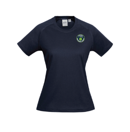 Pickleball New Plymouth Women's Quick Dry Tee Navy