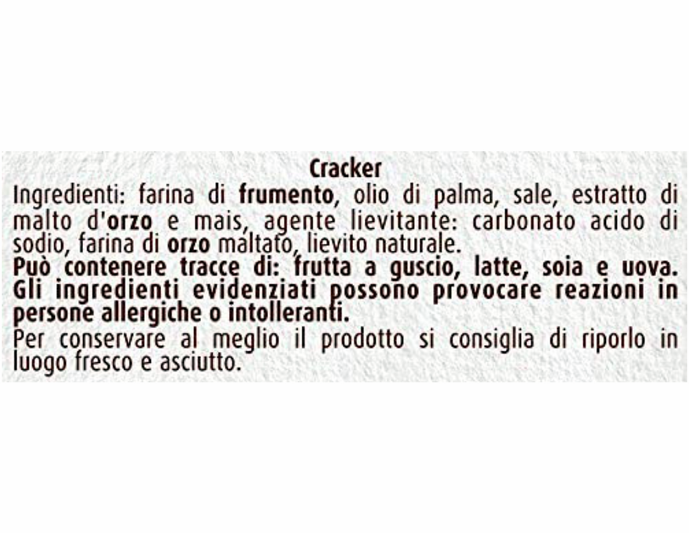 Thumbnail: 3 CRACKERS SALATI  - SALTED CRACKERS - MULINO BIANCO (3X500Gr)