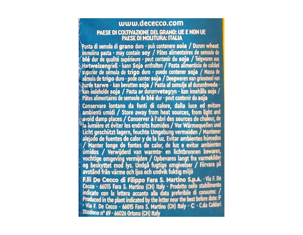 Thumbnail: 1Kg TORTIGLIONI (RIGATONI) DE CECCO