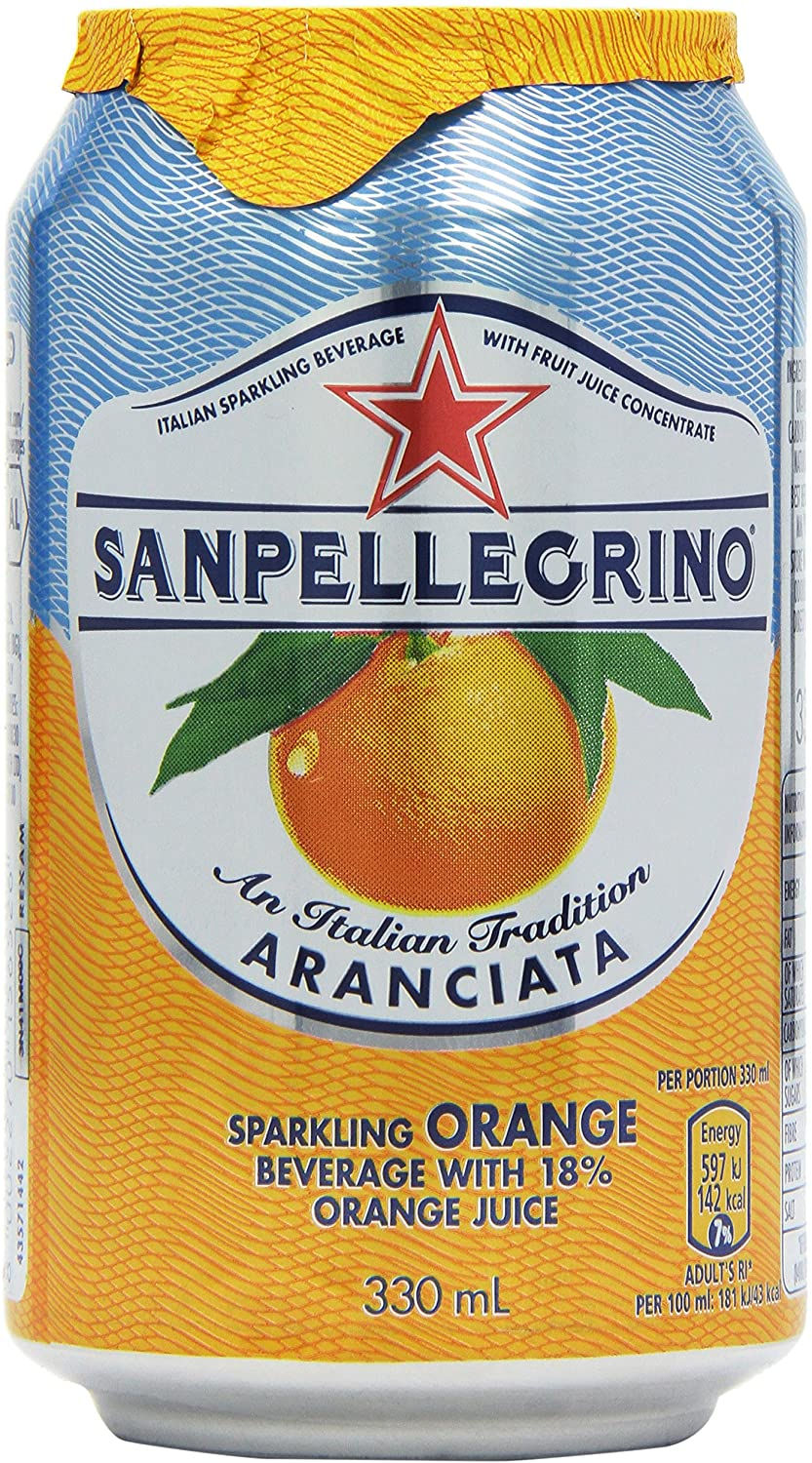 Thumbnail: 4 SANPELLLEGRINO ARANCIATA (4x330ml)