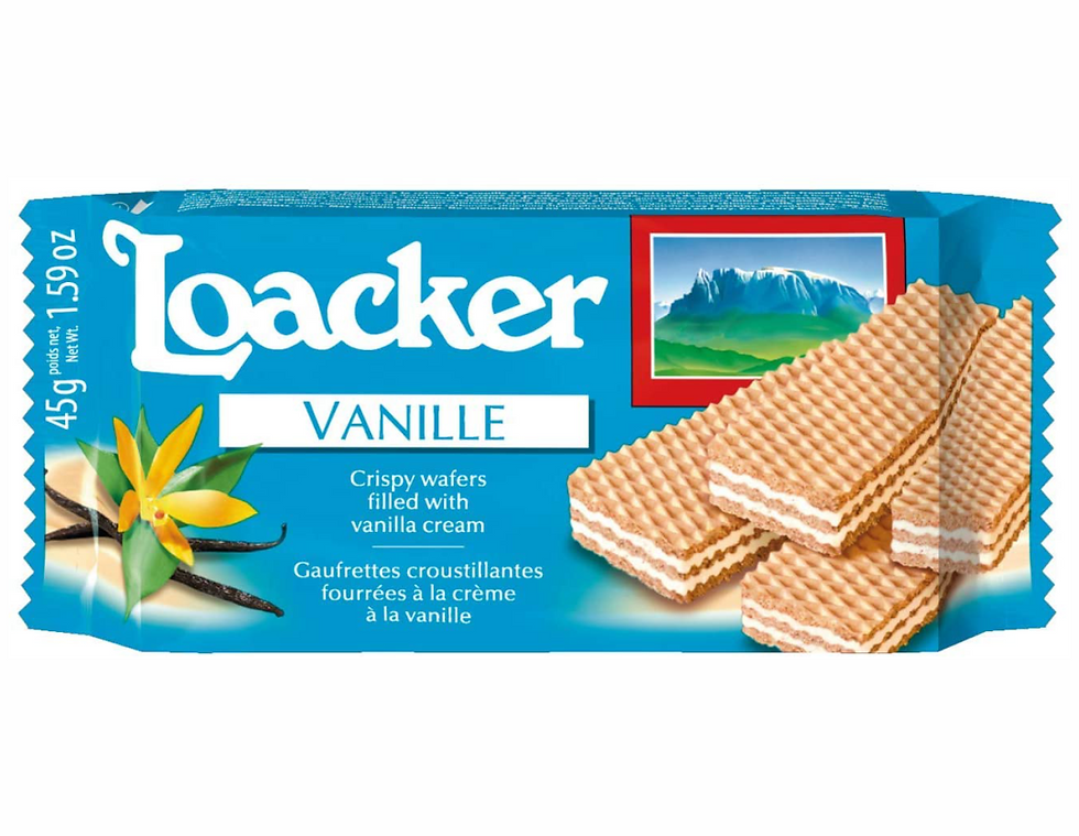 Thumbnail: LOACKER VANILLA WAFERS 45Gr