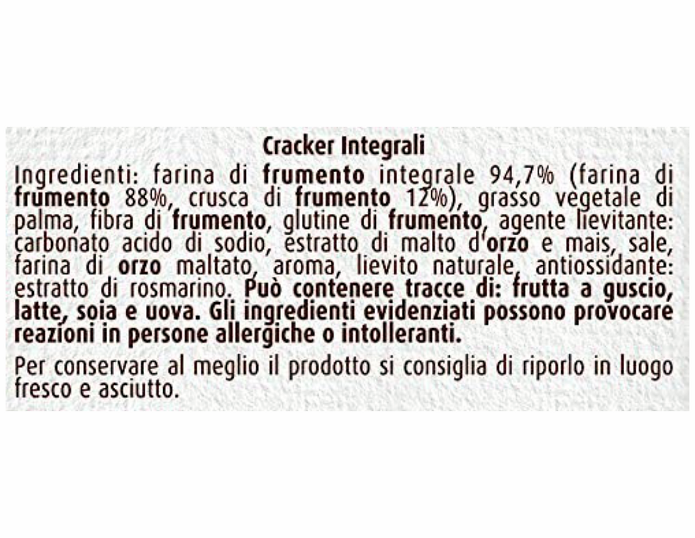Thumbnail: 3 CRACKERS INTEGRALI - WHOLEMEAL CRACKERS - MULINO BIANCO (3X500Gr)