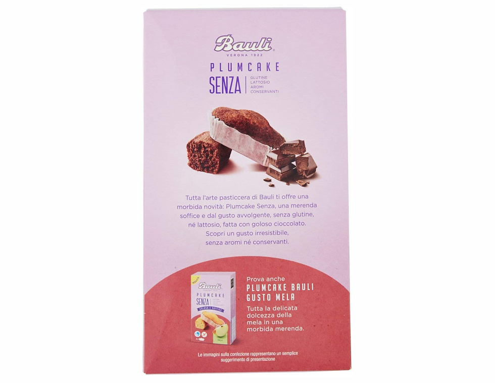 Thumbnail: PLUM CAKE CIOCCOLATO SENZA GLUTINE-GLUTEN-FREE CHOCOLATE PLUMCAKE-BAULIx4-132Gr