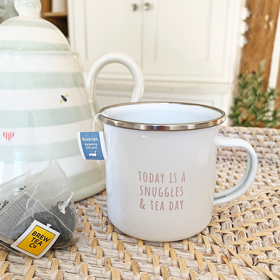 Thumbnail: Tea lovers gift | Tea quote mug |Today is a snuggles & tea day