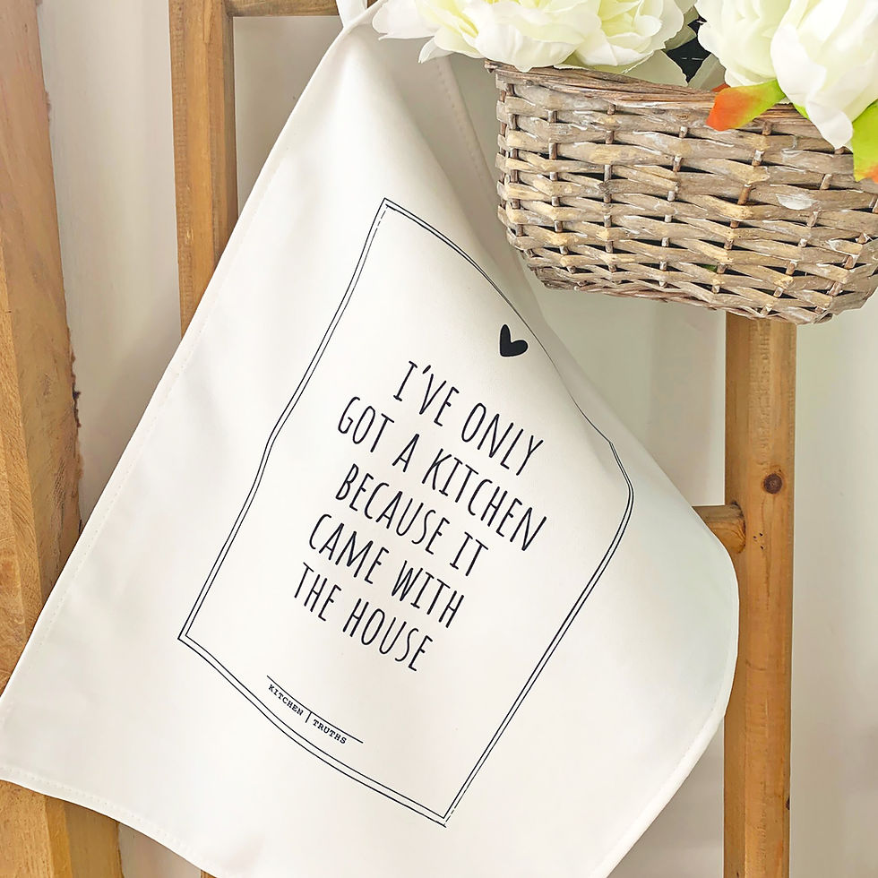 Thumbnail: Kitchen phrase tea towel - I've only got a kitchen