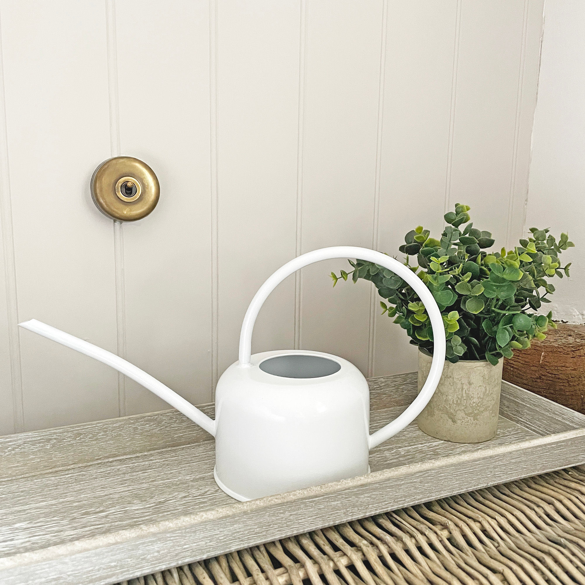 Indoor watering can - White