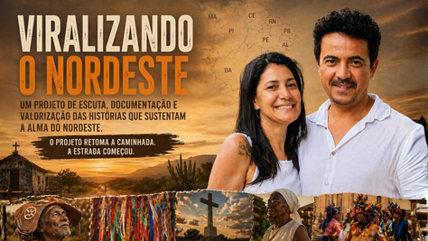 Viralizando o Nordeste inicia Esquenta de expedição cultural e retoma jornada de memória pelos nove estados nordestinos