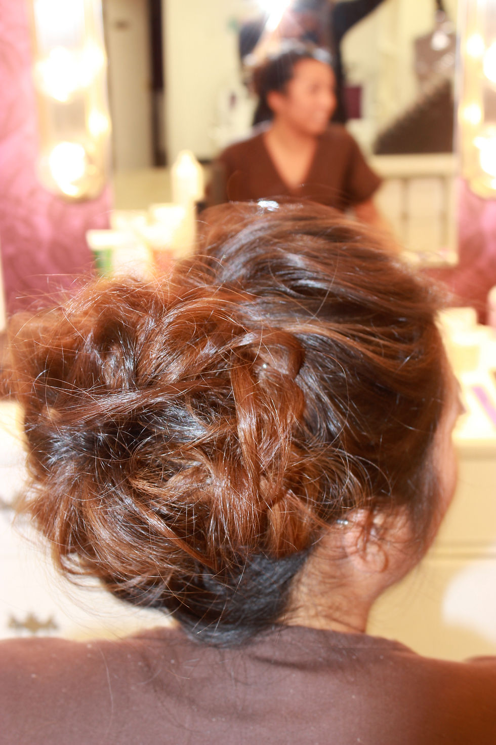 wavy up do