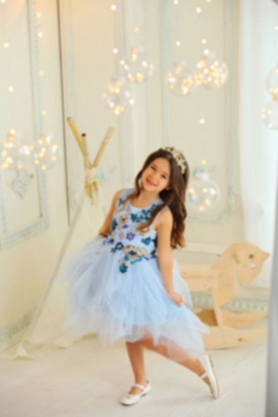 Blue dress
