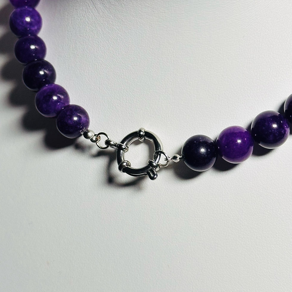 Miniaturbild: Mitternacht Naturstein Choker