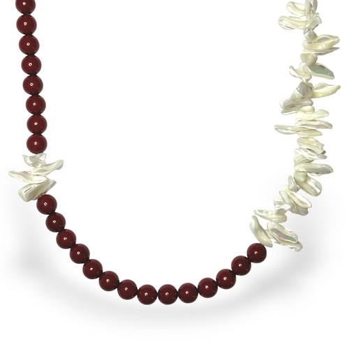Kaufen Sie Gedrehte, klobige Statement-Kette in Burgunrrot für Damen zu Großhanlspreisen Kaufen Sie Gedrehte, klobige Statement-Kette in Burgunrrot für Damen zu Großhanlspreisen