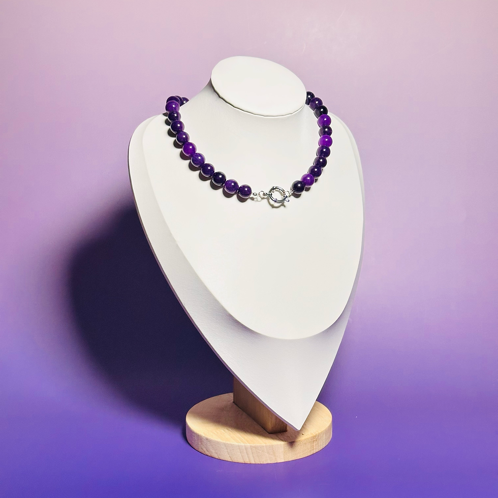 Miniaturbild: Mitternacht Naturstein Choker