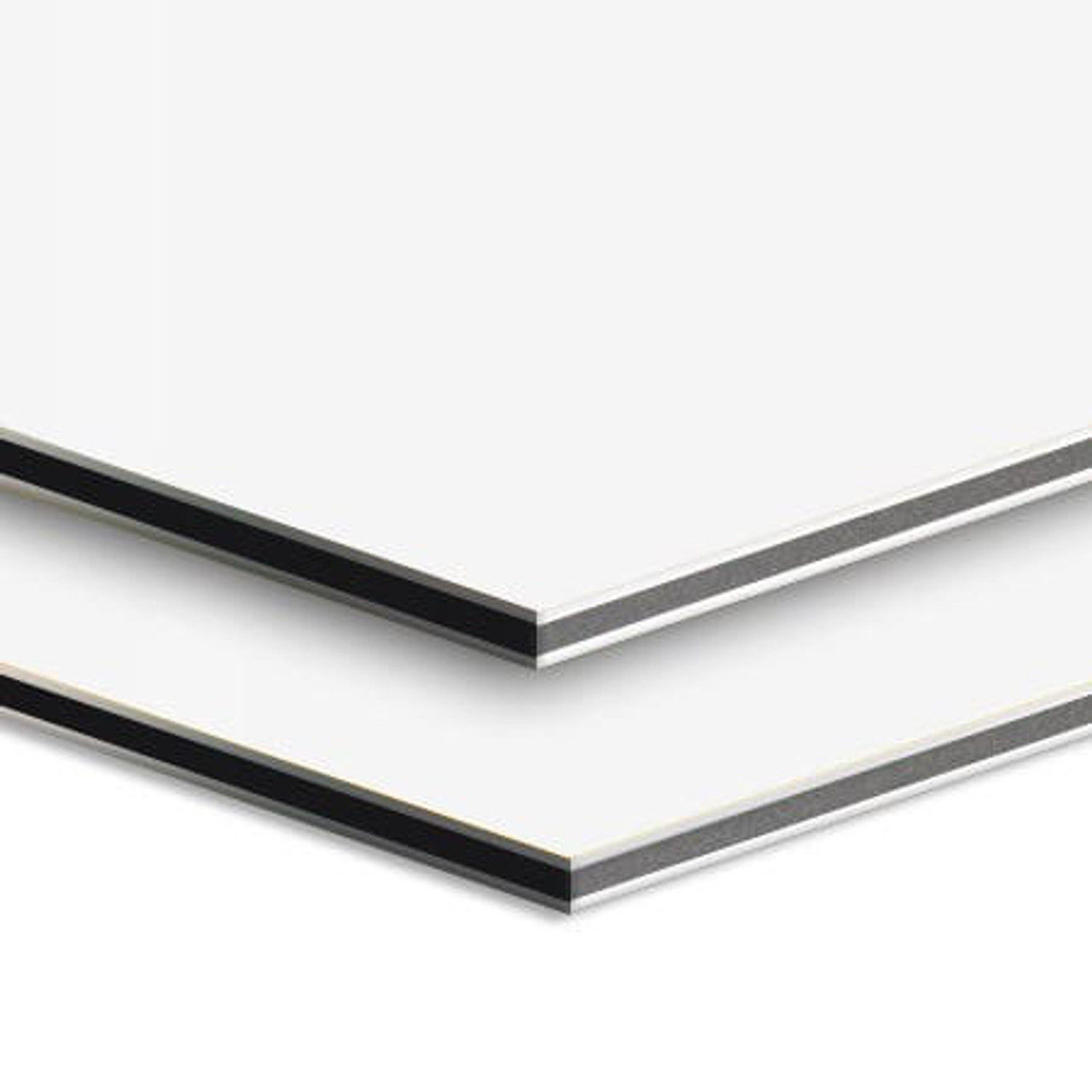White Aluminium composite sheets (2440 x 1220 x 3mm)