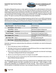 Advance Morehead Stakeholder Input Summary 2-25-24 cover page.png