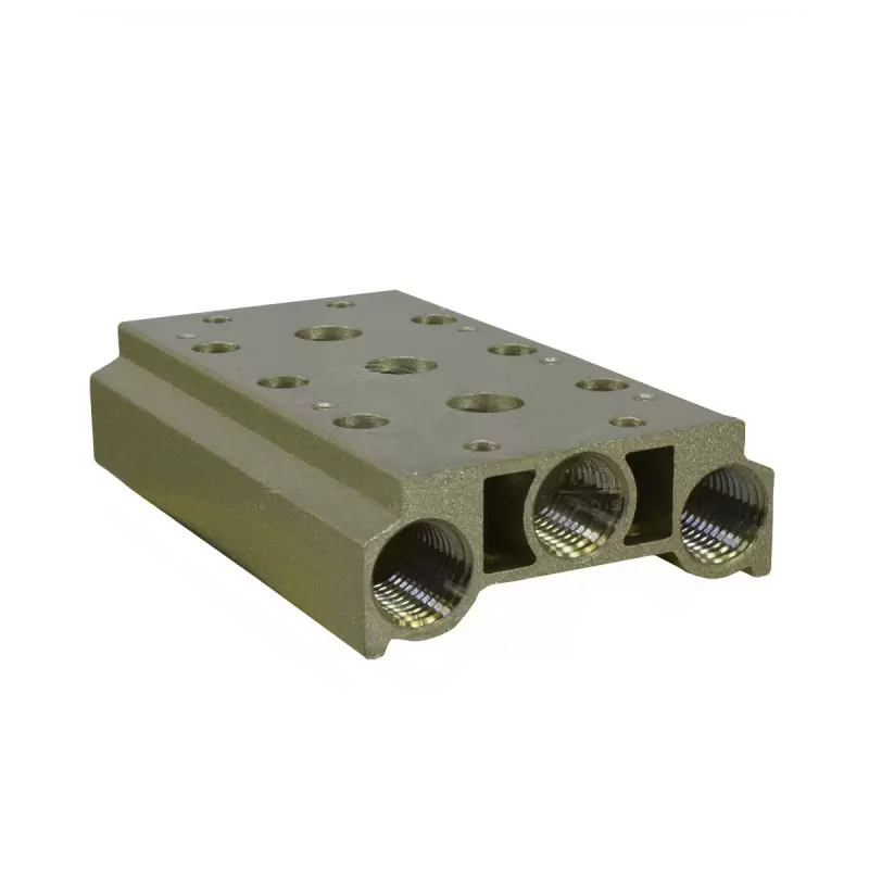 Manifold 1/4" - 3 estaciones