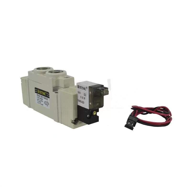 Válvula solenoide 5/2 - 1/4" - 24VDC