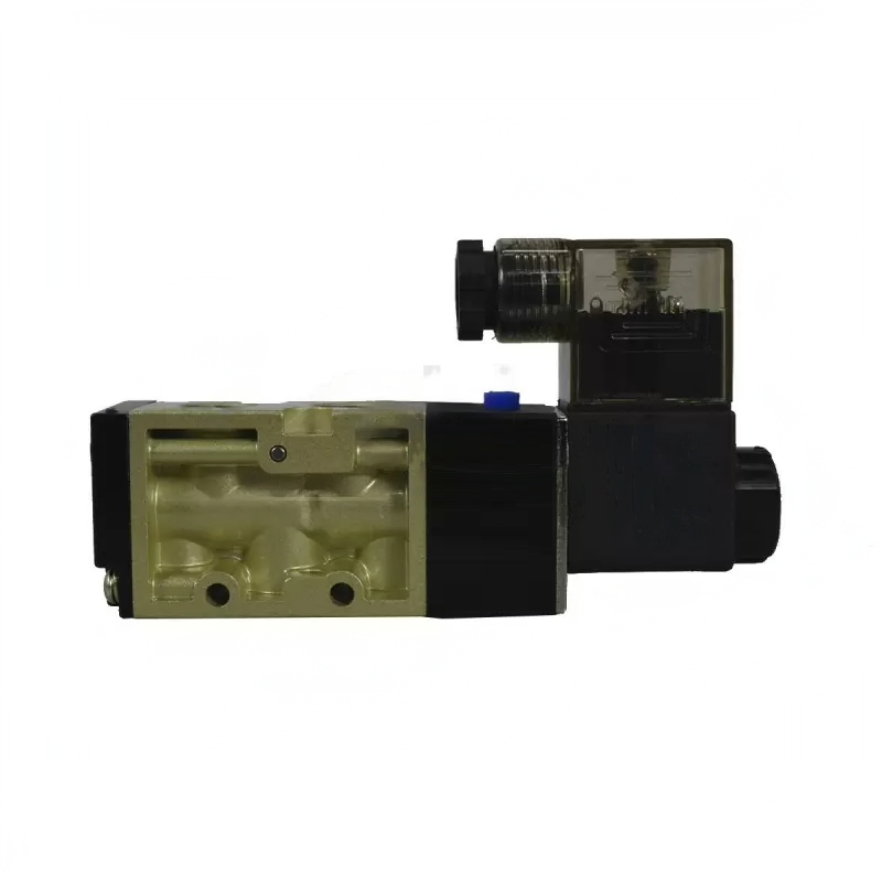 Válvula Solenoide 5/2 - 1/4" - 12V - Alto Caudal