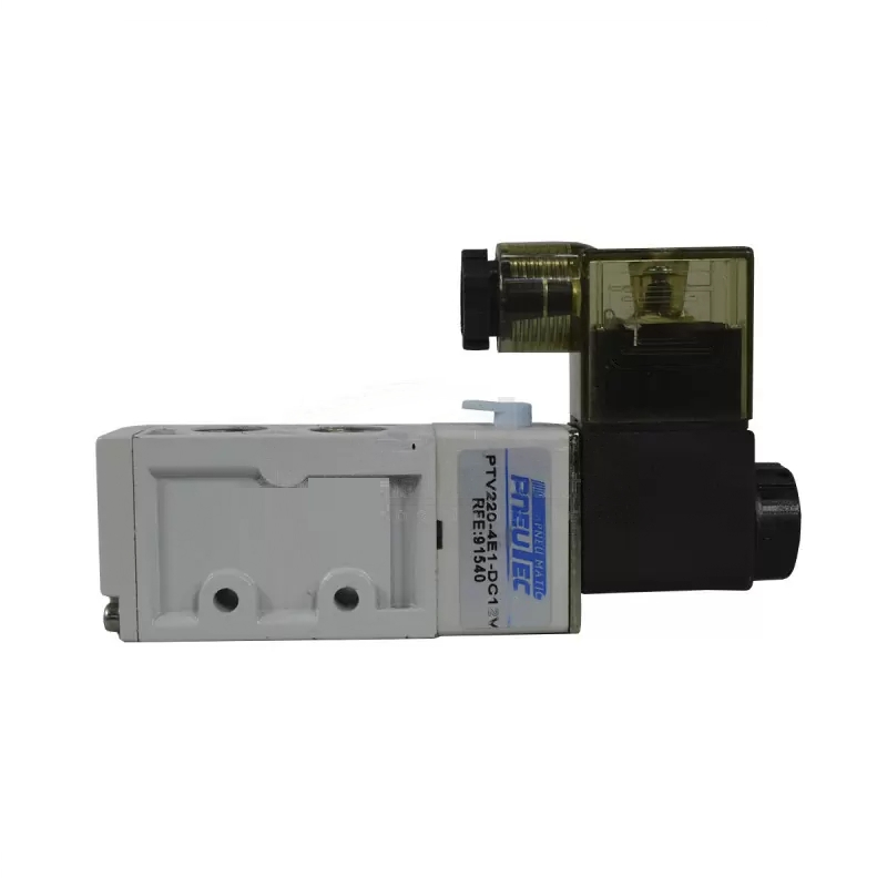 Válvula Solenoide 5/2 - 3/8" - 220V - Alto Caudal