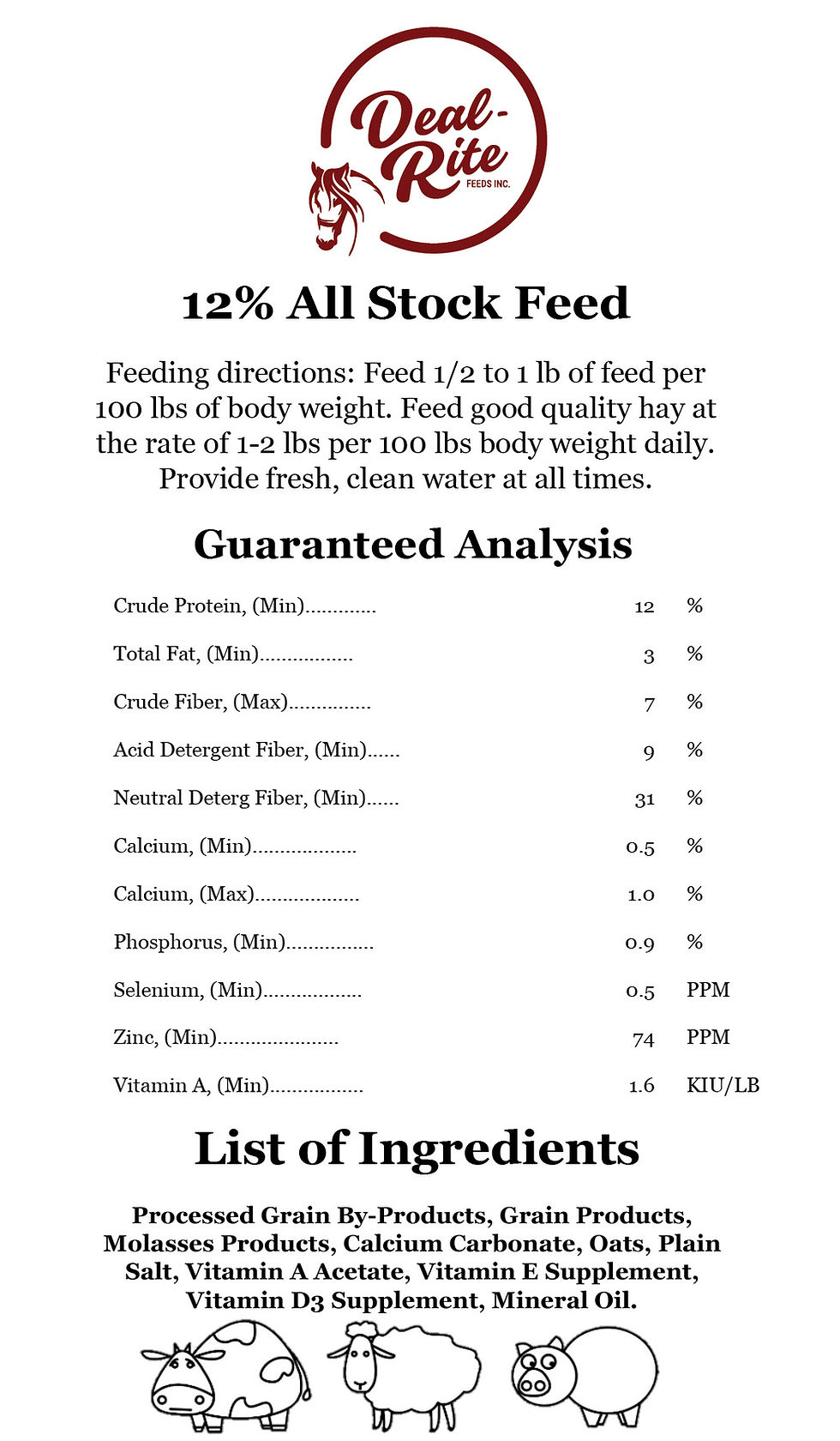 Thumbnail: 12% All Stock Feed