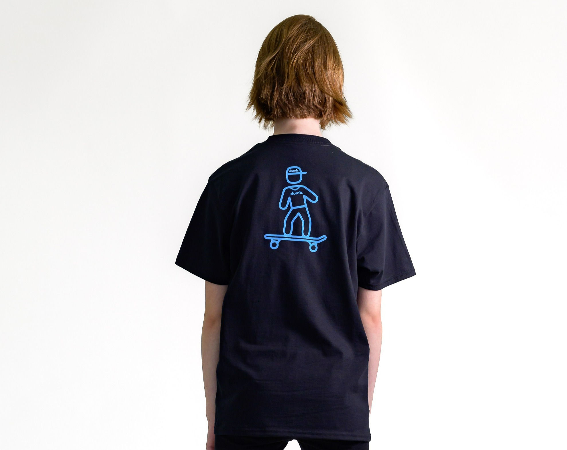 dumb. youth action skate tee