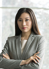 Woman in Grey Suit
