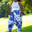Thumbnail: Purple/ White Harem Pants