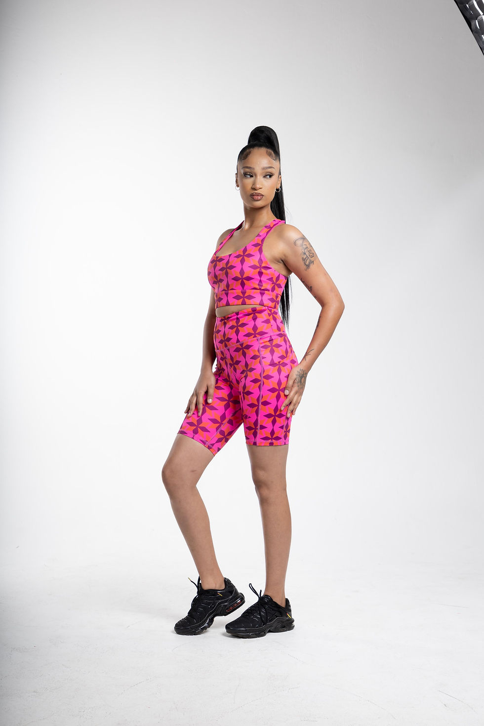 Thumbnail: Aziza Pink Shorts