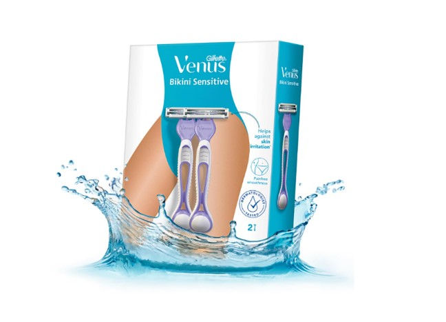 Gillette Venus Bikini sensitive hair removal razor| Intimate care| Derm tested