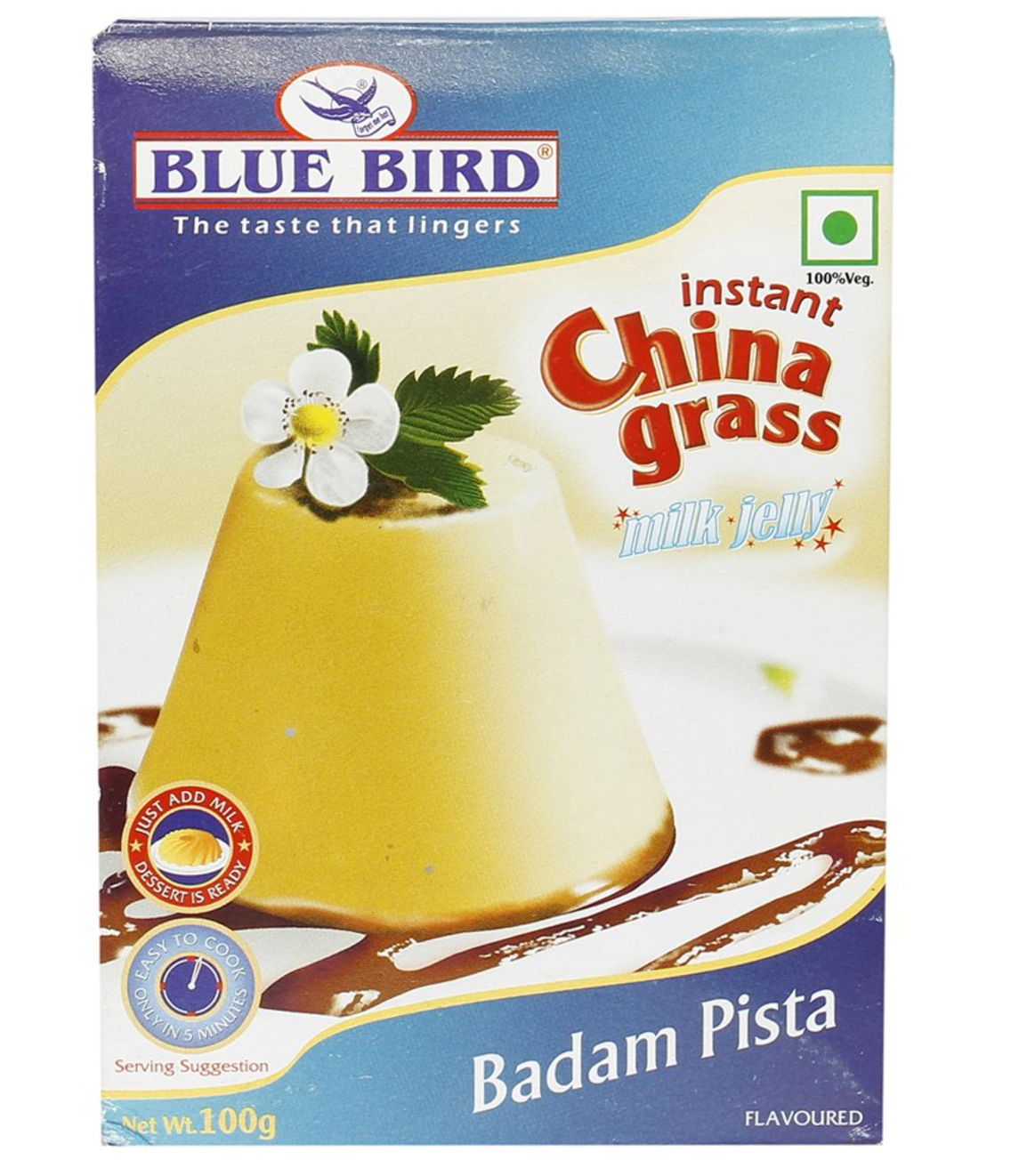 Blue Bird Instant China Grass Badam Pista, 100g