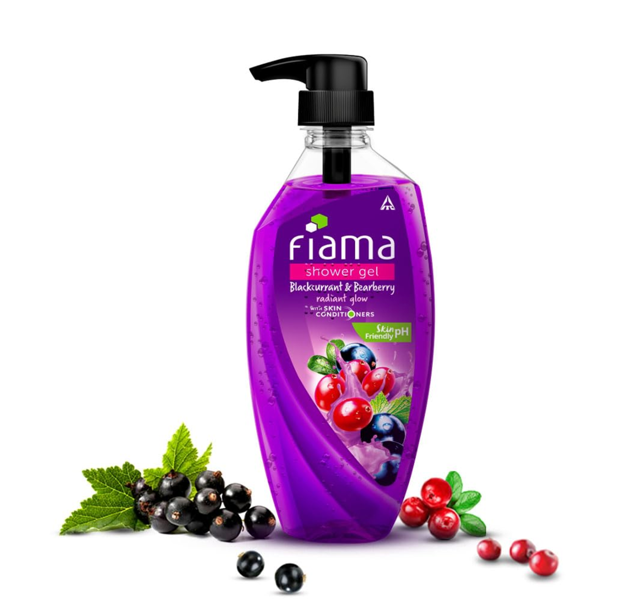 Fiama Shower Gel Blackcurrant & Bearberry Body Wash With Skin Conditioners For R