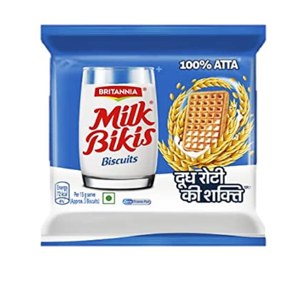Britannia Milk Bikis 100% Atta 200g